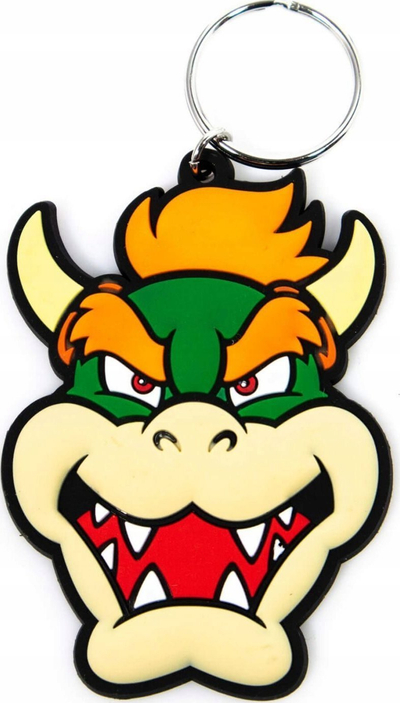 Varëse çelësash Nintendo Super Mario Bowser, PVC, shumëngjyrëshe