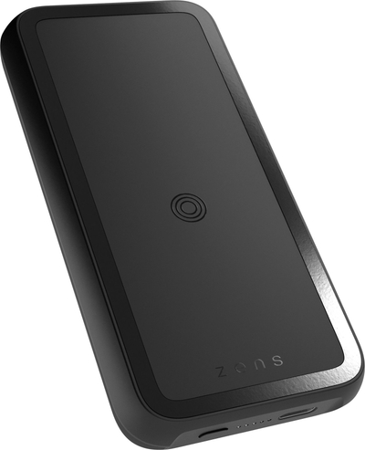 Powerbank ZENS Magnetic Single, 10000 mAh, со држач, црн