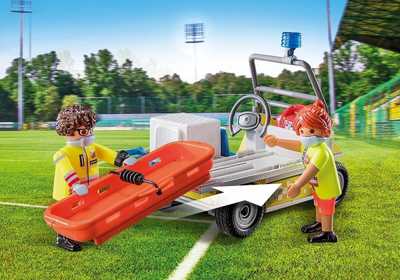 Set lodrash Playmobil City Life 71204 Medical Team Rescue Cart, 42 copa, për mosha 4-10 vjeç, shumëngjyrësh