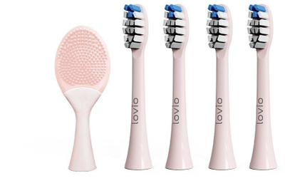 Koka rezervë për brushë dhëmbësh sonike Lovio SonicProtect PRO LVTB124PK-HM për femra rozë 5 copë