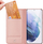 Kësja me kapak Dux Ducis Skin Pro Samsung Galaxy S22 Plus, funksion stand, rozë