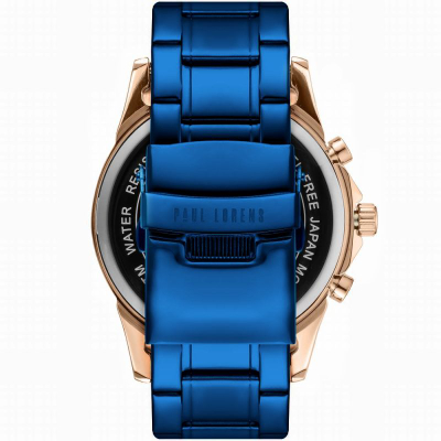 Ora dore Paul Lorens PL3844B2-6F3, meshkuj, 39mm, blu