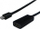 Adapter kabllo STANDARD Mini DisplayPort në HDMI, 4K, 10cm, i zi