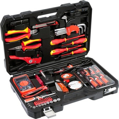 Set veglash profesionale Yato YT-39009, 68 copë, për elektricistë