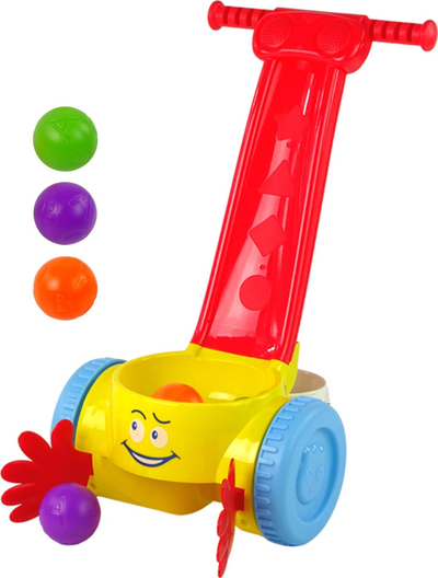 Ecëse lodër WOOPIE Popper Walker 49331, me toptha, me muzikë, shumëngjyrëshe