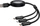 Kabllo karikimi Baseus Free2Draw 3 në 1, USB në USB‑C Lightning Micro USB, 100W 1.1m, e zezë