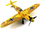 Пластична играчка авион Yokomisiad BF-109, модел за фрлање, за деца 8+, шарен