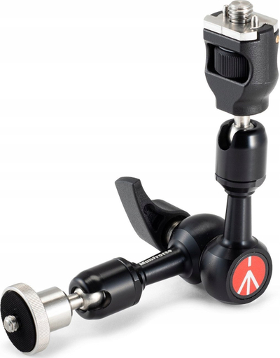 Krah montimi Manfrotto 244 Micro, me fërkim, me adaptor ARRI Style, i zi