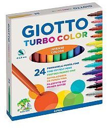 Set markerash Giotto Turbo Color, 24 ngjyra