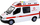 Makine lodër ambulancë LeanToys City Ambulance, me dritë edhe zë, e bardhë