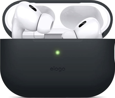 Kuti mbrojtëse silikoni Elago për AirPods Pro 2, e zezë