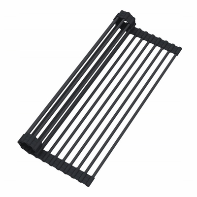 Tabaka pikimi Folding Steel Mat Black Edition, inoks, 36.5 cm, e zezë mat