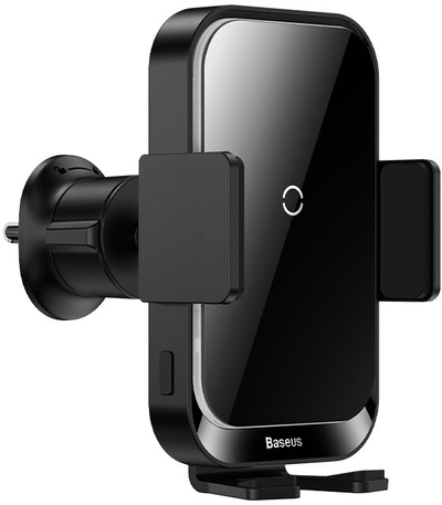 Mbajtës makine Baseus me karikim wireless Halo, i zi