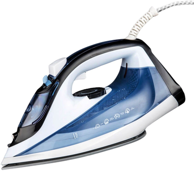 Hekur me avull Maestro MR-306C, 2200W, tabaka qeramike, i bardhë blu