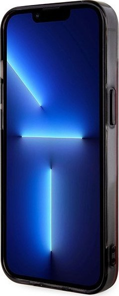 Mbrojtëse telefoni Ferrari Translucent MagSafe, iPhone 14 6.1", e kuqe transparente