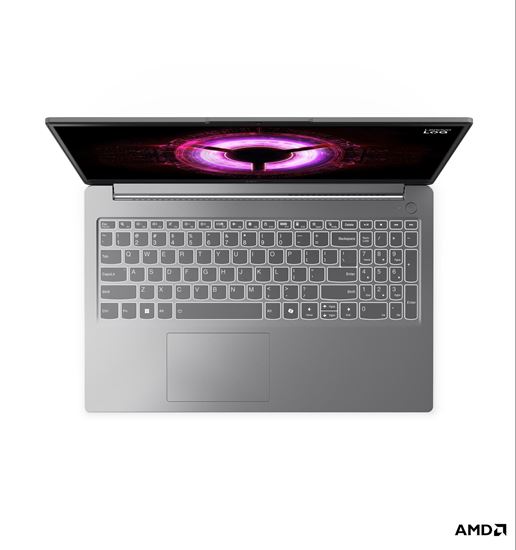 Laptop Lenovo LOQ 15ARP10E,15.6”, AMD Ryzen 7 7735HS, 16GB RAM, 512GB SSD, NVIDIA GeForce RTX 4050 6GB GDDR6, i hirtë 2