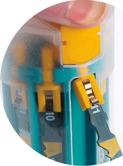 Set sharra elektrike Wolfcraft T-shank, 10 copë, për dru plastike metal