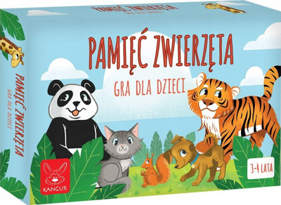 Loja memory Animals Kangaroo, 24 karta, për kalamaj 3+