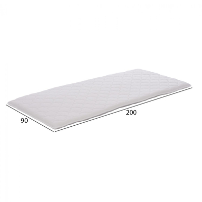 Shtresë dysheku Cloud 90×200 cm (HM-Cloud90), bardhë