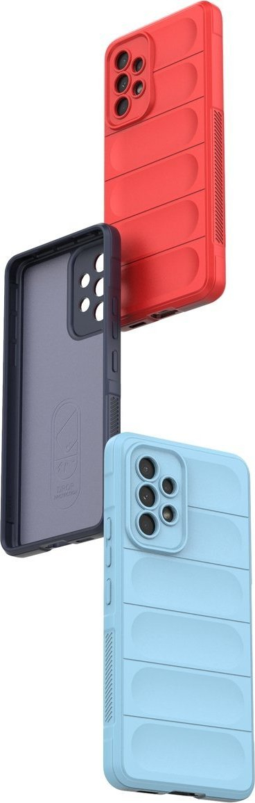 Kapotë Magic Shield për Samsung Galaxy A53 5G, TPU fleksibël, mbrojtje nga rëniet, blu e errët
