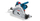 Sharë rrethore Bosch GKT 55 GCE, 1400W, teh 165mm, blu