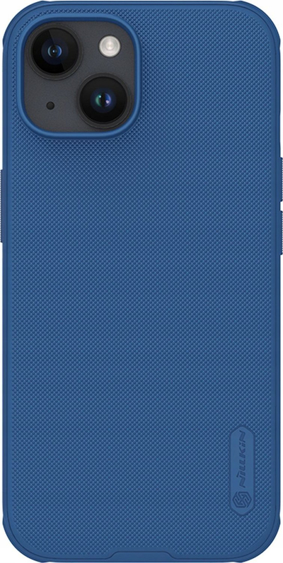 Kapak telefoni Nillkin Super Frosted Shield Pro për iPhone 15, kundër rënies, blu