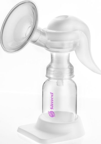 Pompa e gjirit Simed Mila Lrm-4, manuale, BPA free, transparente