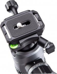 Tripod karboni FotoPro Sherpa Max, 4 seksione, me kokë sferike FPH-62QS, i zi