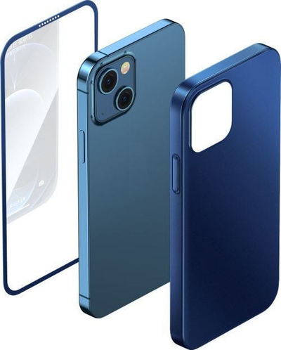 Mbulesë telefoni Joyroom 360 Full Case JR-BP928 për iPhone 13 Pro Max, me xham të kalit, gri