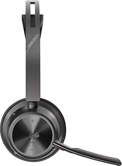 Kufje Bluetooth HP Poly Voyager Focus 2-M, Microsoft Teams, me bazë karikimi, të zeza
