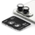 Маска за заштита на камера Ringke Lens Frame Glass за Galaxy S25 Edge, сет 2 парчиња, алуминиум и зацврстено стакло, црна