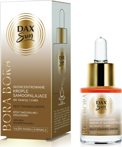 Pika autobronzuese DAX Sun Bora Bora për fytyrë edhe trup, 15 ml