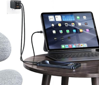 Kabllo USB C në USB C Usams SJ724, 1.2m, 60W, USB 3.0, çelik