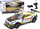 Makinë sportive me telekomandë Lean Toys RC Drift, 1:16, rrota të ndërroshme, e bardhë e verdhë