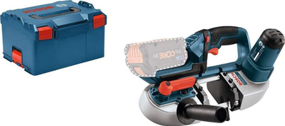 Sharrë shirit Bosch GCB 18V-63 pa kabllo, 18V, pa bateri e pa karikues, blu