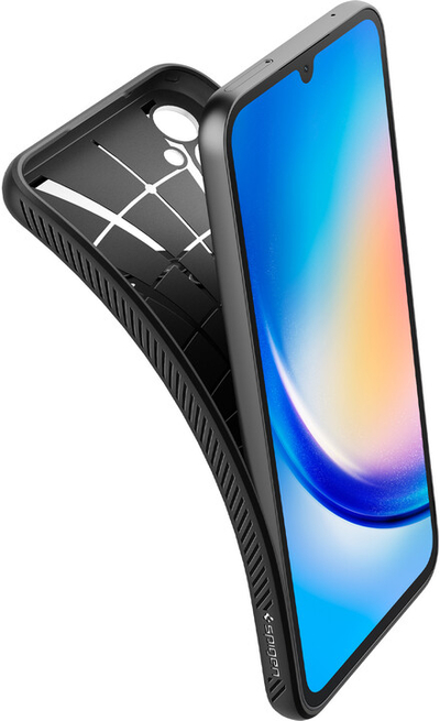 Mbrojtëse Spigen Liquid Air për Samsung Galaxy A34 5G, e zezë