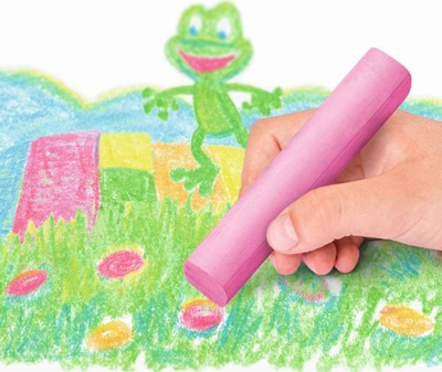 Shkumësa për trotuar STAEDTLER Noris Junior Jumbo, paketë 6 copë, ngjyra të përziera