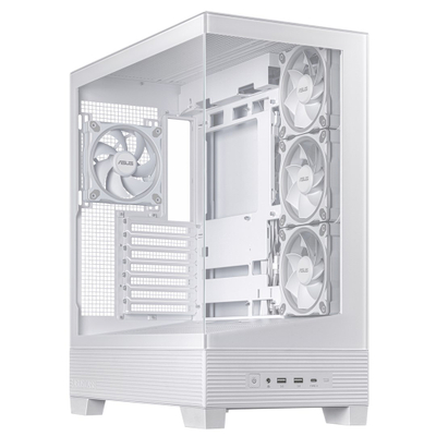Kuti PC gaming ASUS A31 PLUS TG, mid tower, ARGB, e bardhë