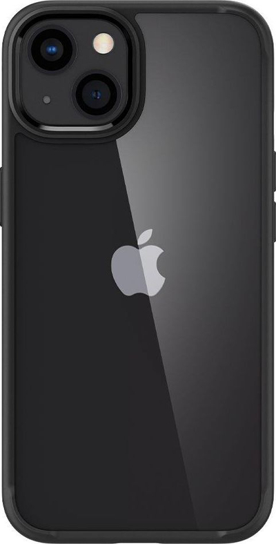 Kllëf telefoni Spigen Ultra Hybrid për iPhone 13 mini, transparent, i zi