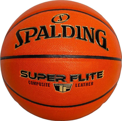 Top basketbolli Spalding Super Flite Ball 76927Z, lëkurë kompozite, për lojë në sallë, portokalli