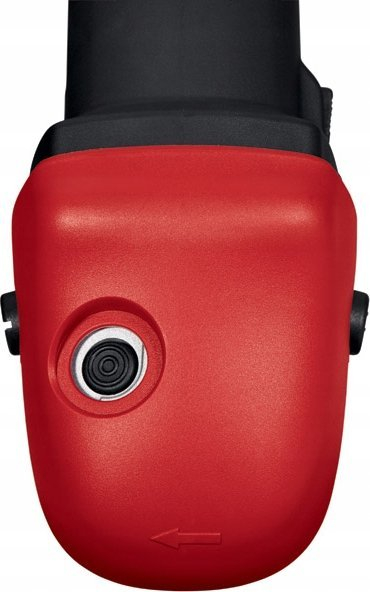 Makine lustruese FLEX 405817, me rrymë, 80 mm, e kuqe e zezë