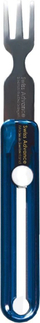 Pirun udhëtimi Swiss Advance Hippus F Fork, i palosshëm, çelik inox, transparent