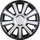 Kapak rrote LEOPLAST FLASH CZ SR, 16", set me 4 copë, gri