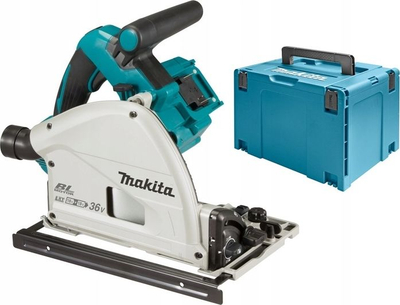 Sharrë rrethore me zhytje Makita DSP600ZJ, 2x18V, fletë 165 mm, pa bateri