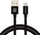 Kabllo USB në USB-C Swissten Textile, 3m, 3A, e zezë