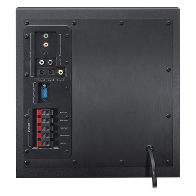 Altoparlantë Logitech Z906, sistem 5.1, 500W, të zinj