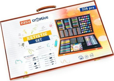 Set arti Creative EASY 226 pjesë, për fëmijë dhe të rritur, shumëngjyrësh