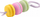 Lodër aktiviteti për bebe Fisher-Price My First Macaron, 3 unaza, me ngjyra