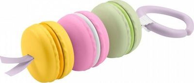Lodër aktiviteti për bebe Fisher-Price My First Macaron, 3 unaza, me ngjyra