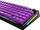 Set keycaps Glorious GPBT Basics, 131 taste, PBT doubleshot, Epic Purple